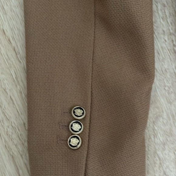 Zara double breasted blazer camel colored size L - Picture 5 of 6
